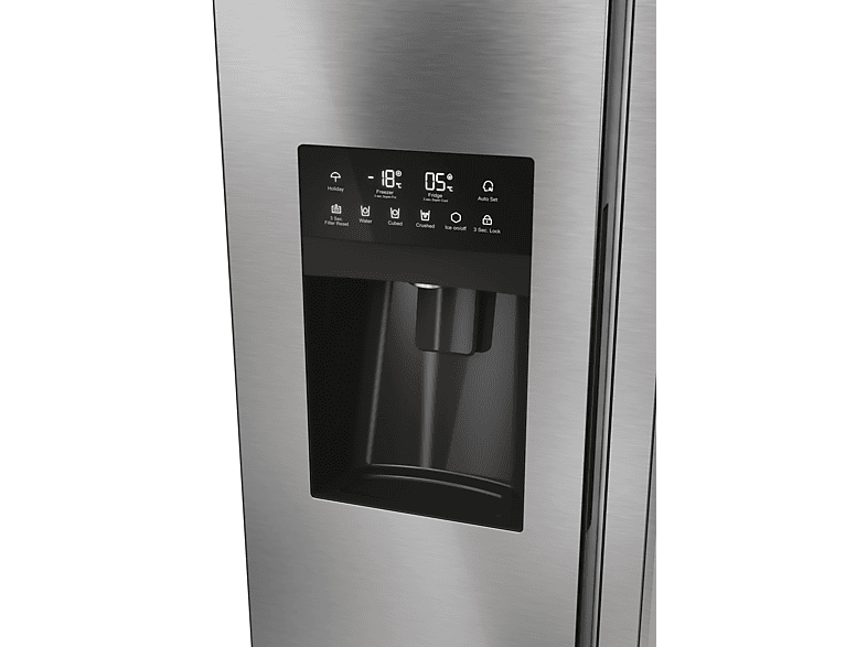 HAIER HSR5918DIMP SBS 90 SERIE 5 Side-by-Side (511 l, D, 1775 mm hoch, Edelstahl)