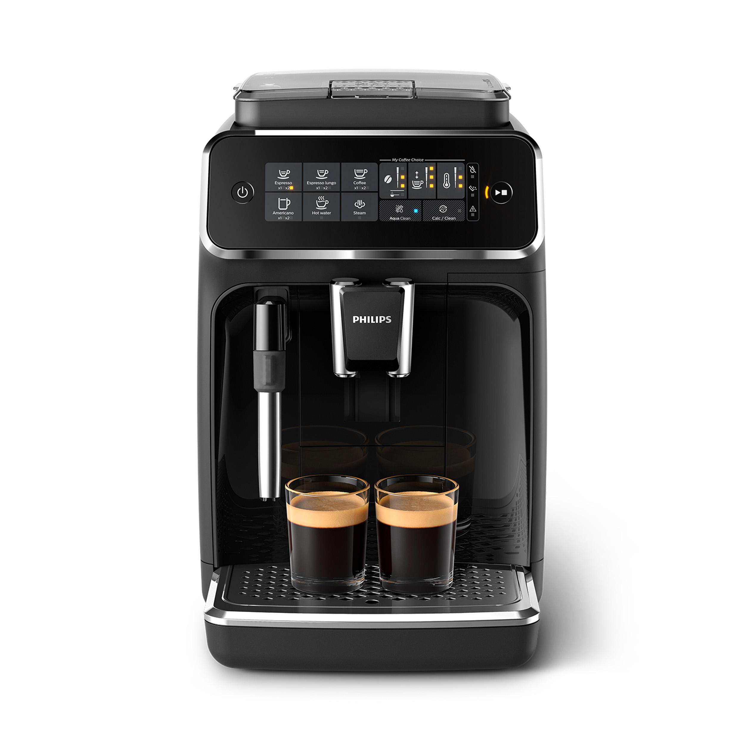 PHILIPS EP3221/40 Series 3200 4 Kaffeespezialitäten Kaffeevollautomat Klavierlack-Schwarz