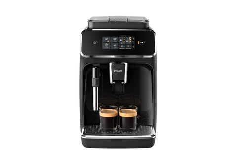 Kaffeespezialitäten PHILIPS 2200 | 2 Kaffeevollautomat Mattschwarz EP2220/40 Kaffeevollautomat MediaMarkt Serie Keramikmahlwerk