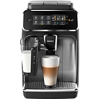 PHILIPS EP3246/70 Serie 3200 LatteGo 5 Kaffeespezialitäten Kaffeevollautomat Matt-Schwarz/Silber-lackierte Arena