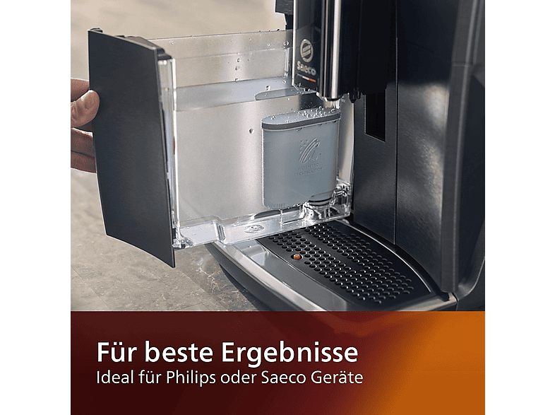 PHILIPS CA6903/22 AquaClean für alle Philips/Saeco Kaffeevollautomaten mit AquaClean-Aufkleber am Wassertank Kalk- und Wasserfilter Mehrfarbig