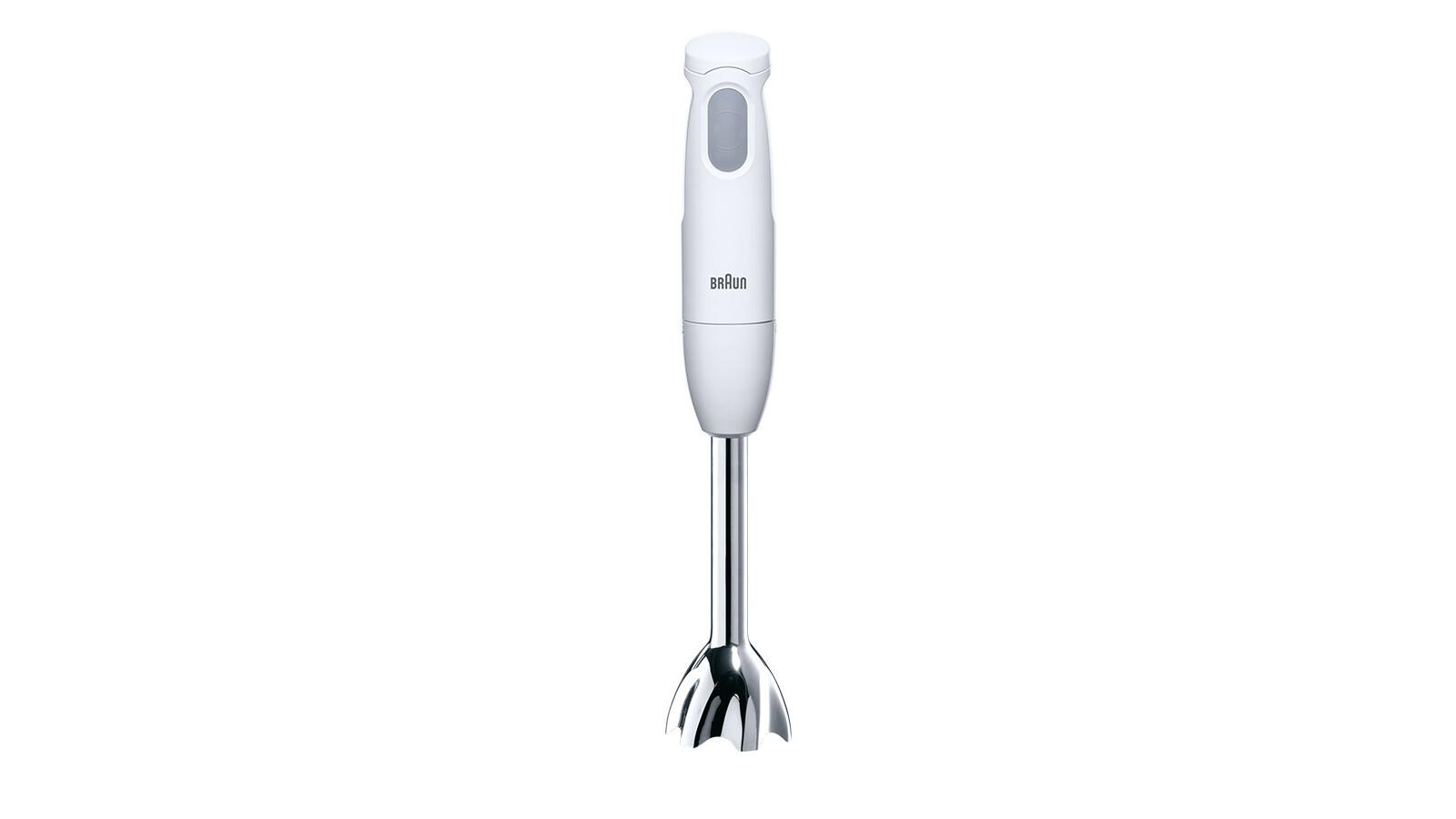 BRAUN MultiQuick 1 MQ 100 Curry Stabmixer Weiß/Grau (450 Watt, 0.6 Liter (Messbecher))