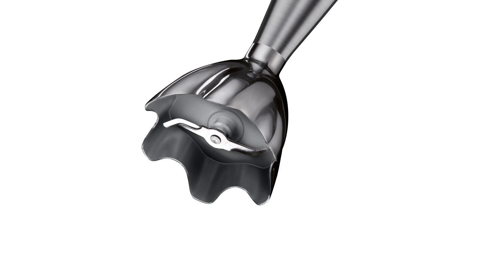 BRAUN MultiQuick 1 MQ 100 Curry Stabmixer Weiß/Grau (450 Watt, 0.6 Liter (Messbecher))