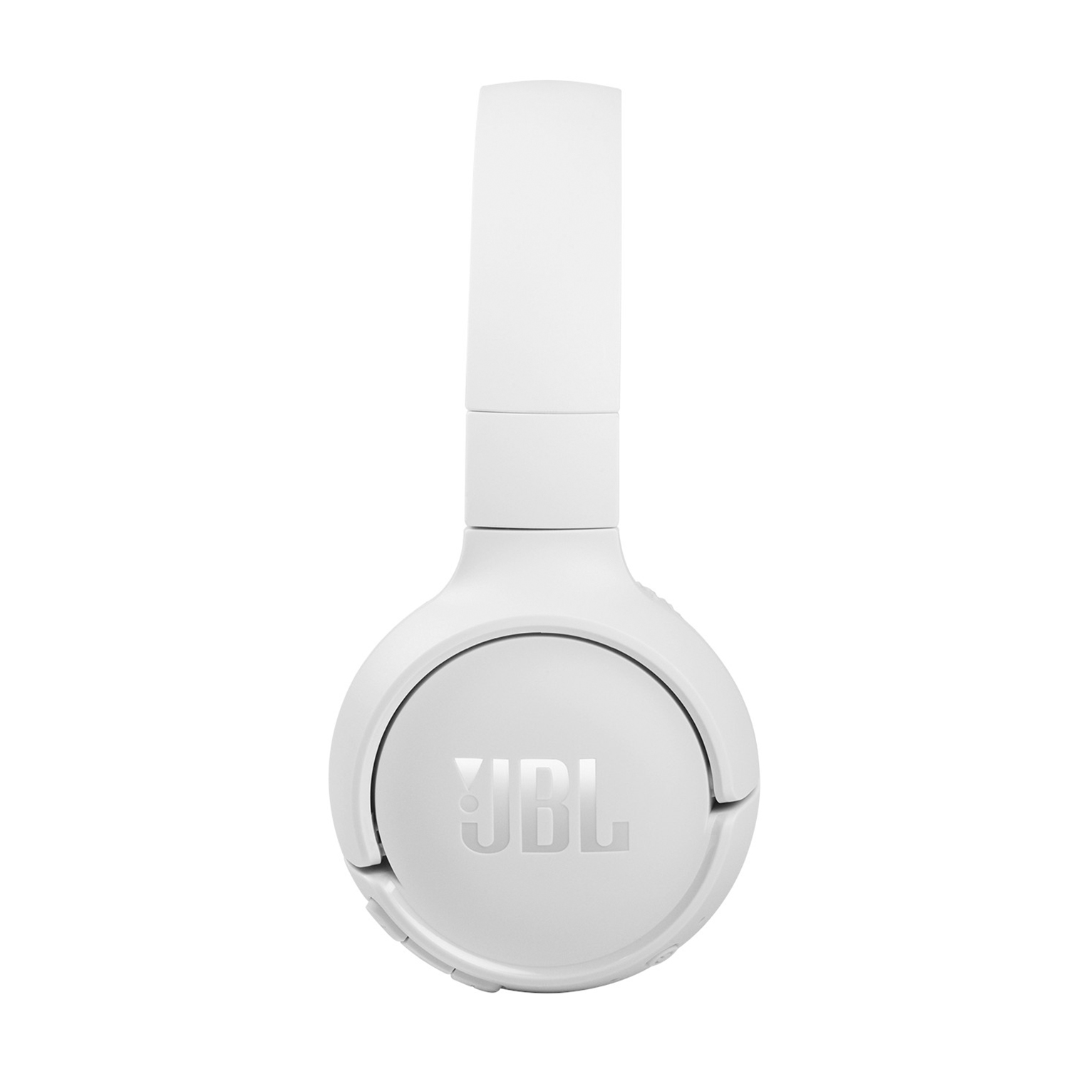 Cuffie JBL bianche con il logo JBL.