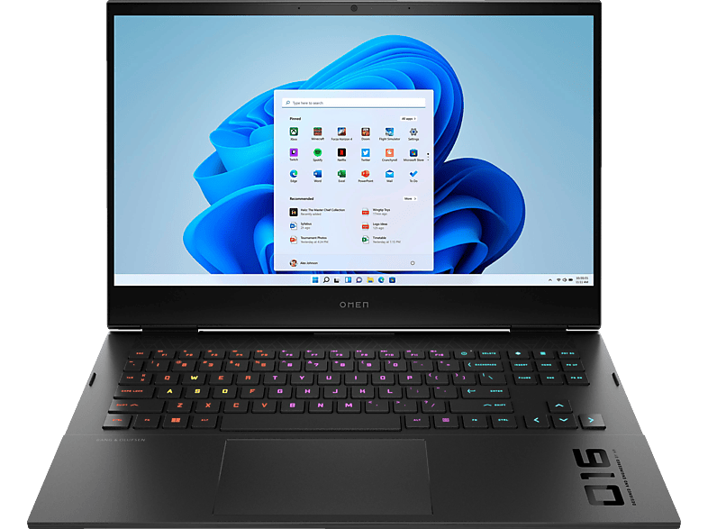 HP OMEN 16-B0385NG | 16,1 Zoll - Intel® Core™ i7 i7-11800H - 32 GB