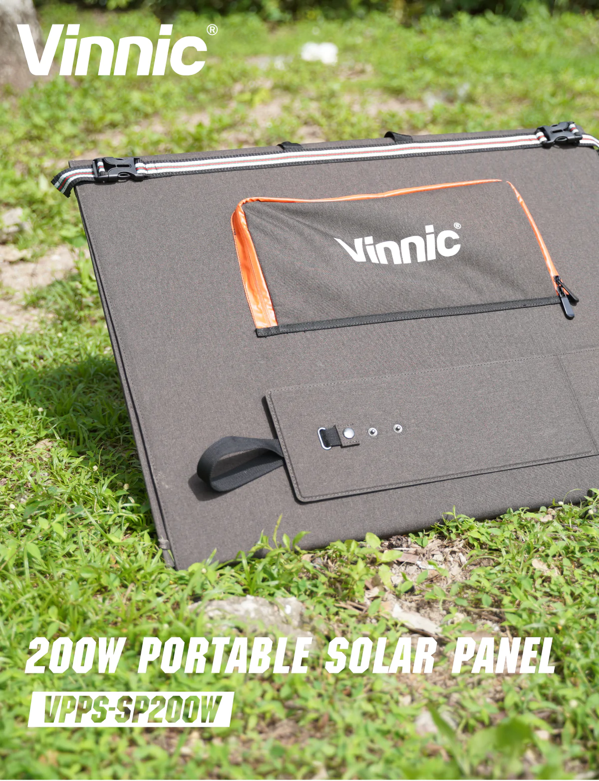 VINNIC SP200W - Panneau solaire (Noir)