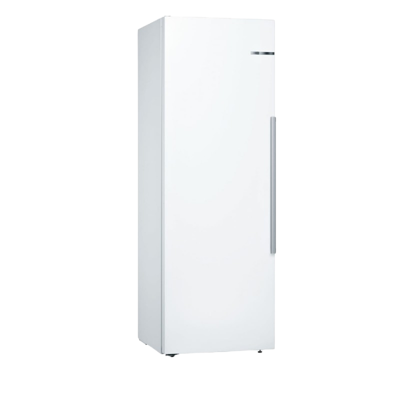 Frigorífico una puerta - Bosch KSV36AWEP, 346 l, Cíclico, 186 cm, 34 dB, Blanco