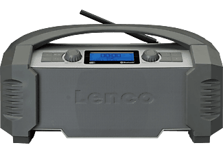 LENCO ODR-150GY - Digitalradio (DAB, DAB+, FM, Grau)