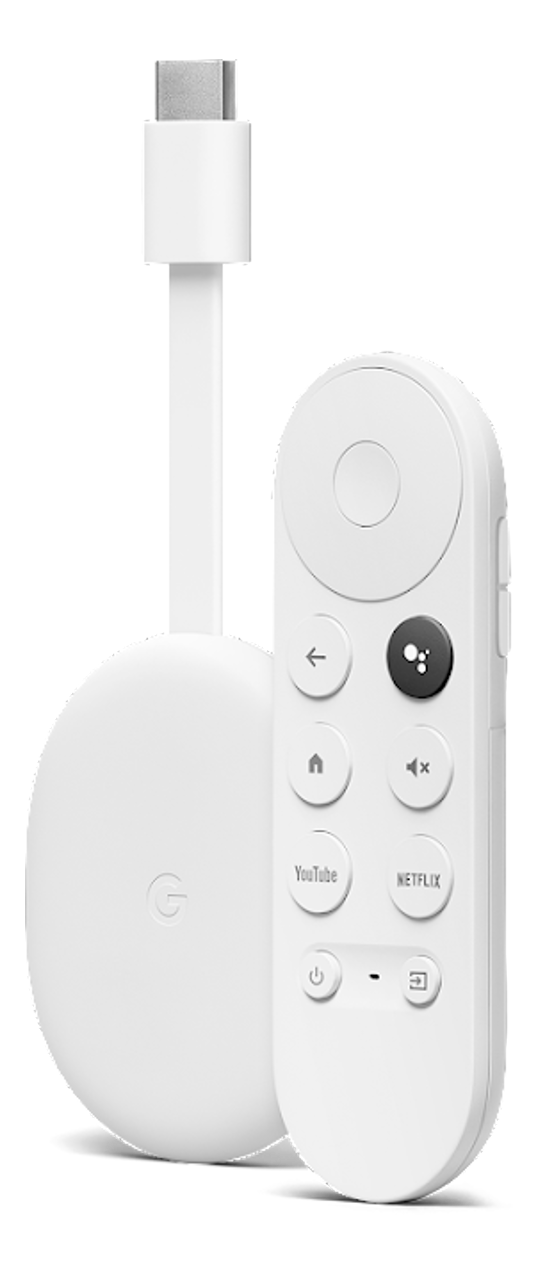 Chromecast with Google TV（4K対応） GOOGLE Chromecast mit Google TV | Chromecast (Schnee) | MediaMarkt