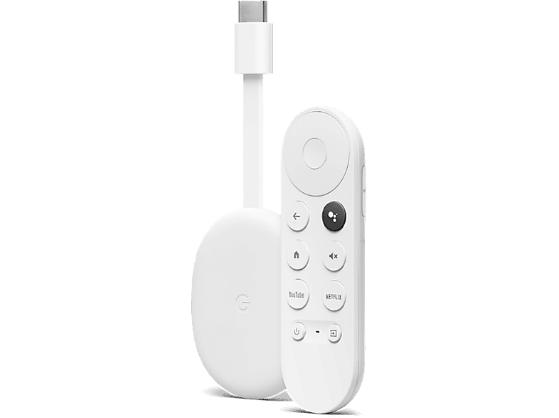 GOOGLE Chromecast mit Google TV | Chromecast (Schnee) | MediaMarkt