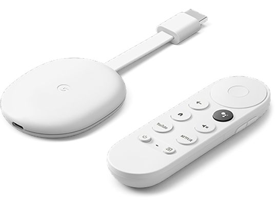 GOOGLE Chromecast mit Google TV - Chromecast (Schnee)