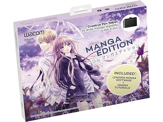 WACOM Intuos S - Manga Edition /D - Tablette à stylet (Noir)