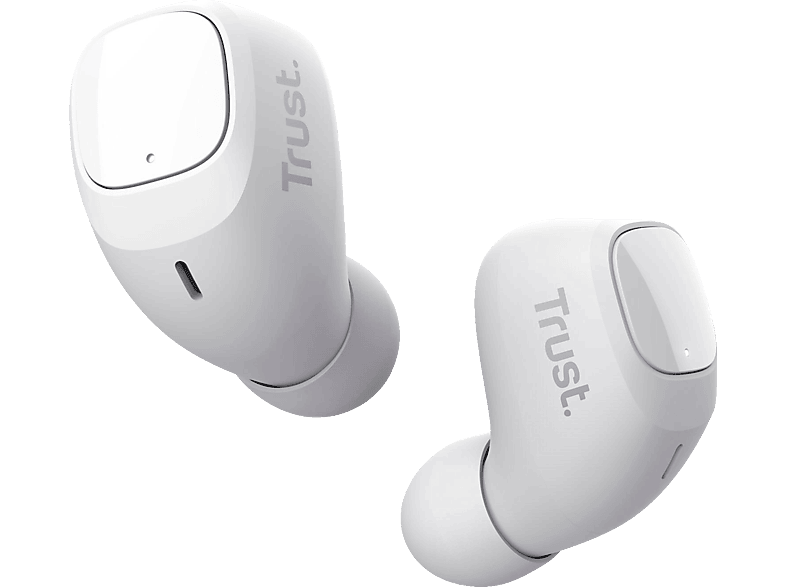 Compact Weiß Wireless, Kopfhörer Nika True In-ear TRUST Bluetooth