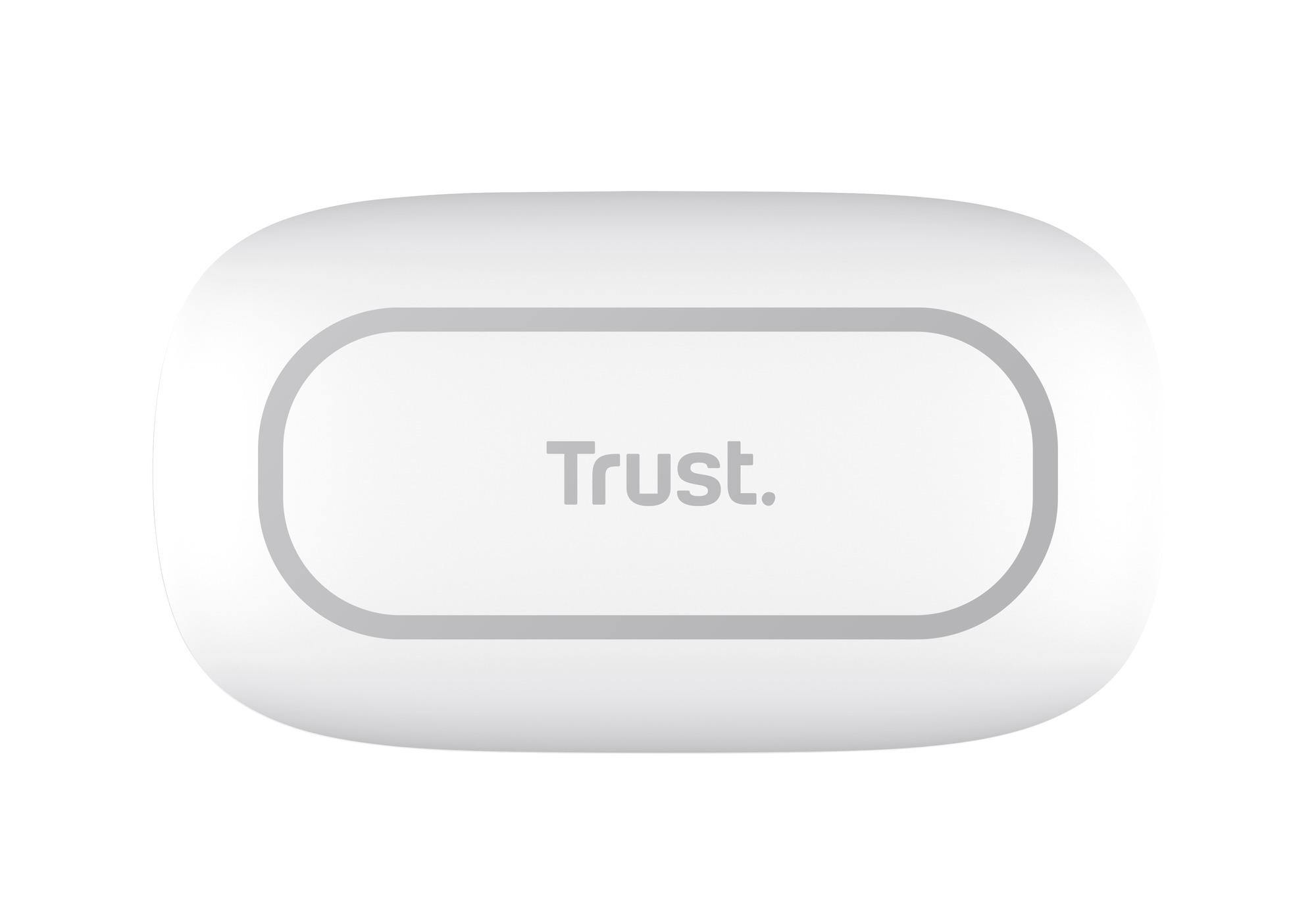 In-ear Kopfhörer True TRUST Compact Wireless, Nika Bluetooth Weiß