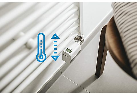 Termostato - Radiador Smart Home Bosch, Control temperatura, Blanco
