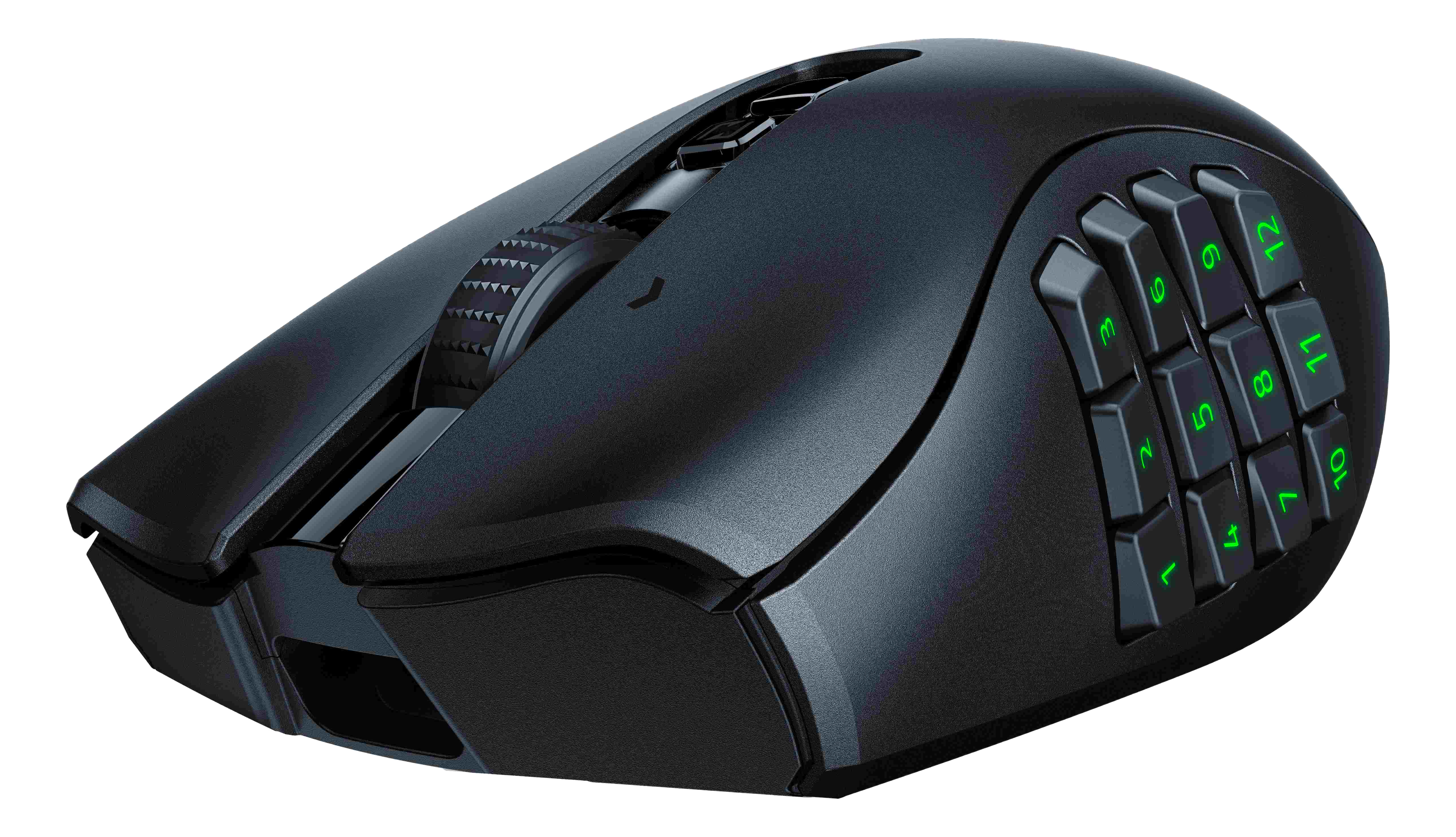 RAZER Naga V2 Pro - Gaming Mouse, Kabellos, Kabelgebunden, Optisch mit Leuchtdioden, 30000 dpi, Schwarz