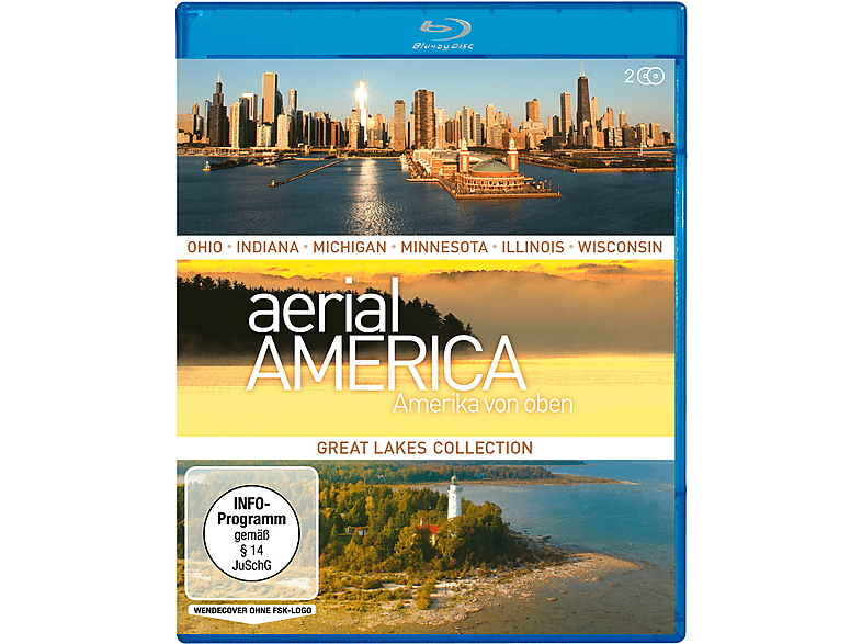 Great - America Amerika Lakes von oben: Collection Aerial Blu-ray