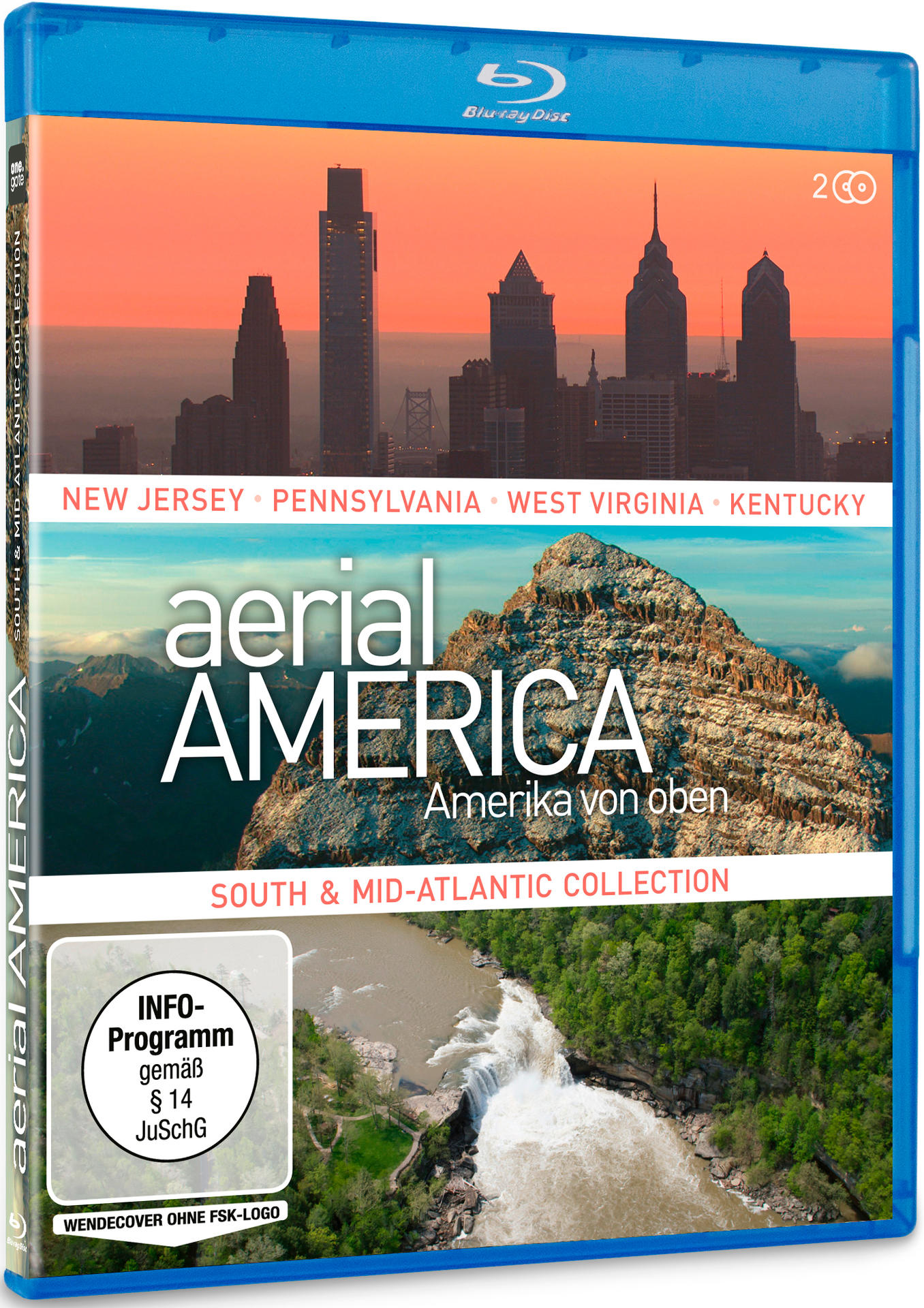 Blu-ray-Disc-Hülle mit malerischer Aussicht auf eine Berglandschaft.