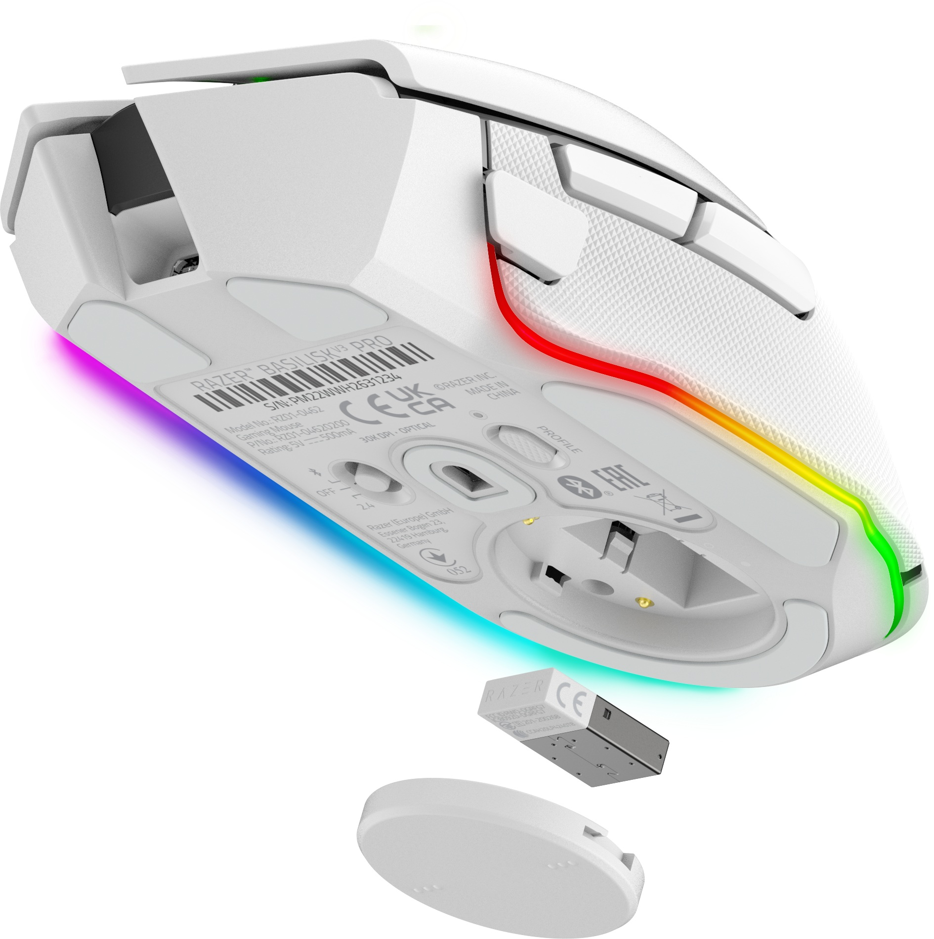 マウス・トラックボール Razer White Pro V3 Basilisk レイザー Razer 【セット買い】 Amazon.co.jp: White Pro V3 Basilisk マウス・トラックボール