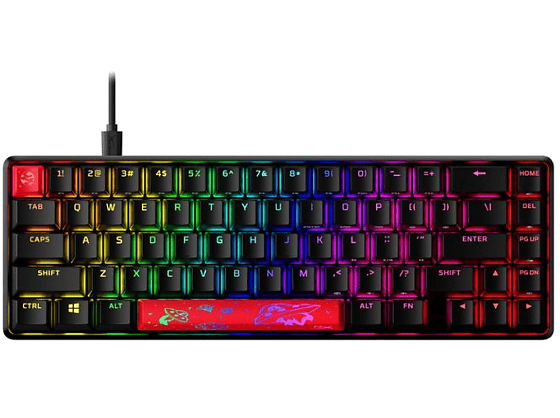 HYPERX Alloy Origins 65 Mekanik Kablolu Oyun Klavyesi Siyah_1