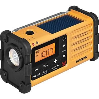 SANGEAN MMR-88 FM/AM - Radio numérique (FM, AM, Jaune/Noir)