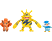 JAZWARES Pokémon: Plinfa, Vulpix, Elektek - Dreierpack - Sammelfigur (Mehrfarbig)
