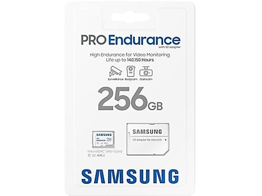 SAMSUNG Geheugenkaart microSD Pro Endurance 256 GB V30 (2022) (MB-MJ256KA/EU)