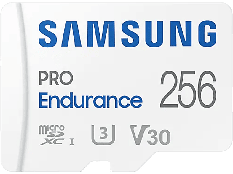 Samsung Carte Mémoire Microsd Pro Endurance 256 Gb V30 (2022) (mb-mj256ka/eu)