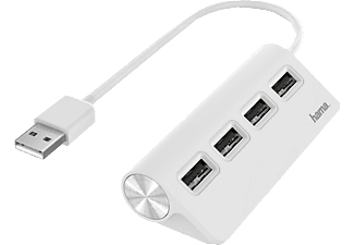 HAMA HM.200120 4 Ports USB 2.0 480 Mbit/s USB Hub Beyaz_0