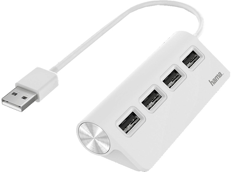 HAMA HM.200120 4 Ports USB 2.0 480 Mbit/s USB Hub Beyaz