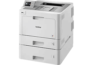 BROTHER Laserdrucker HL-L9310CDWT, A4, 31 S./Min, Farblaser, NFC, Duplex, WLAN/Ethernet, 6.8cm Touch Farbdisplay, 2x Papierkassetten, Weiß/Grau