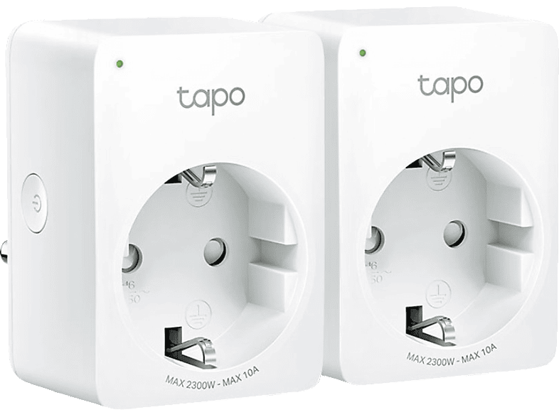 TP-Link Smarte Steckdose Tapo P100, 2er-Pack, Weiß