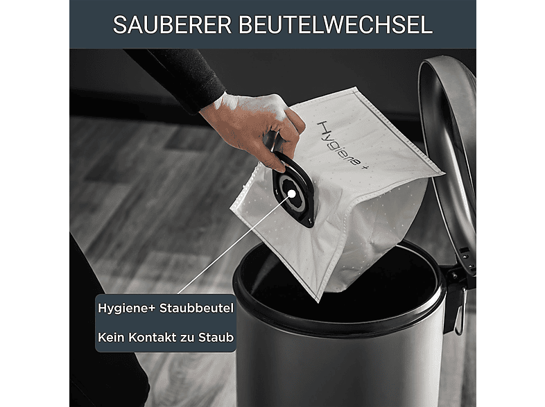 Thumbnail - ROWENTA RO6164 Green Force Max Silence Bodenstaubsauger mit Beutel Staubsauger, maximale Leistung: 900 Watt