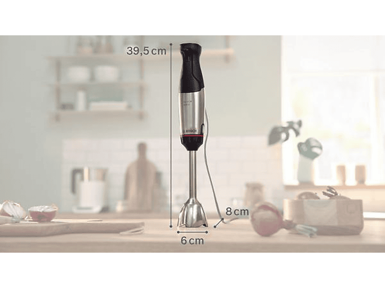 Thumbnail - BOSCH MSM6M623 Serie 6 Ergomaster Stabmixer Stainless steel (1000 Watt)