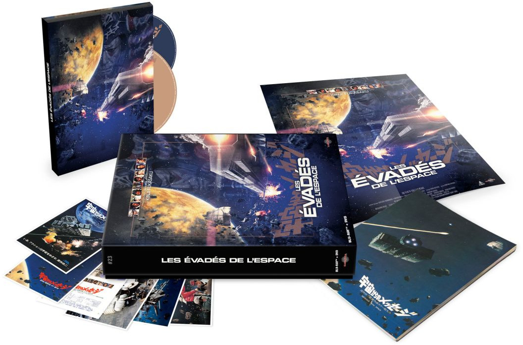 Ensemble de DVD avec illustrations de films et matériel supplémentaire.