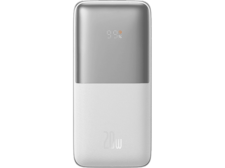 BASEUS Bipow Pro Overseas 10.000 mAh Digital Display 20W Taşınabilir Şarj Cihazı Beyaz_0