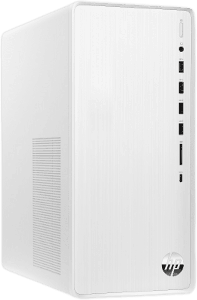 HP Desktop PC Pavilion TP01-3907ng, Intel i5-12400F, 16GB RAM, 1TB SSD, GTX 1650, Win11, Weiß Desktop PC, Intel® Core™ i5-12400 Prozessor (18 MB Cache, bis zu 4.40 GHz), 16 GB RAM SSD, Windows 11 Home, Weiß