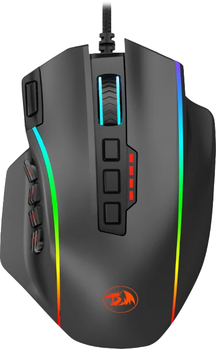 REDRAGON Perdition 4 gaming optikai egér, RGB, fekete (M901-K-2)