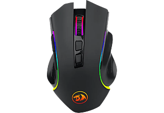 REDRAGON Griffin Elite vezeték nélküli gaming optikai egér, RGB, fekete (M607-KS)