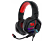 REDRAGON Ajax gaming fejhallgató mikrofonnal, 3,5 mm jack +USB tápellátás, RGB, fekete (H230)