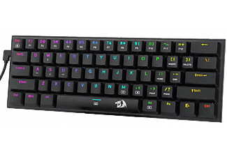 REDRAGON Anivia gaming TKL billentyűzet, mechanikus kék kapcsoló, RGB, Magyar kiosztás (K614-RGB_BLUE_HU)