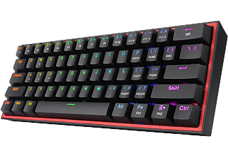 REDRAGON Fizz Pro vezeték nélküli gaming TKL billentyűzet, mech. kék kapcsoló, RGB,magyar (K616-RGB_BLUE_HU)