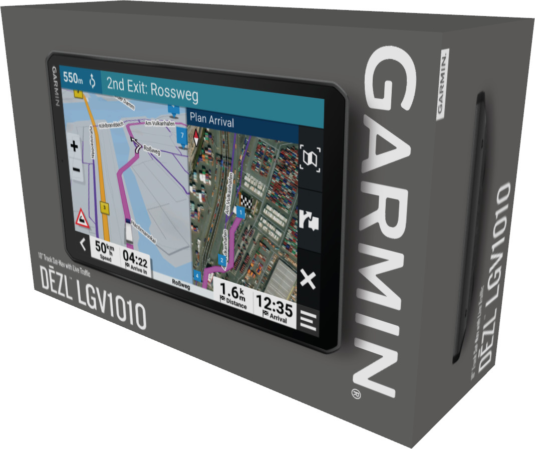 GARMIN 10" vrachtwagen GPS dēzl LGV1010 met live verkeersinformatie Europa (010-02741-15)