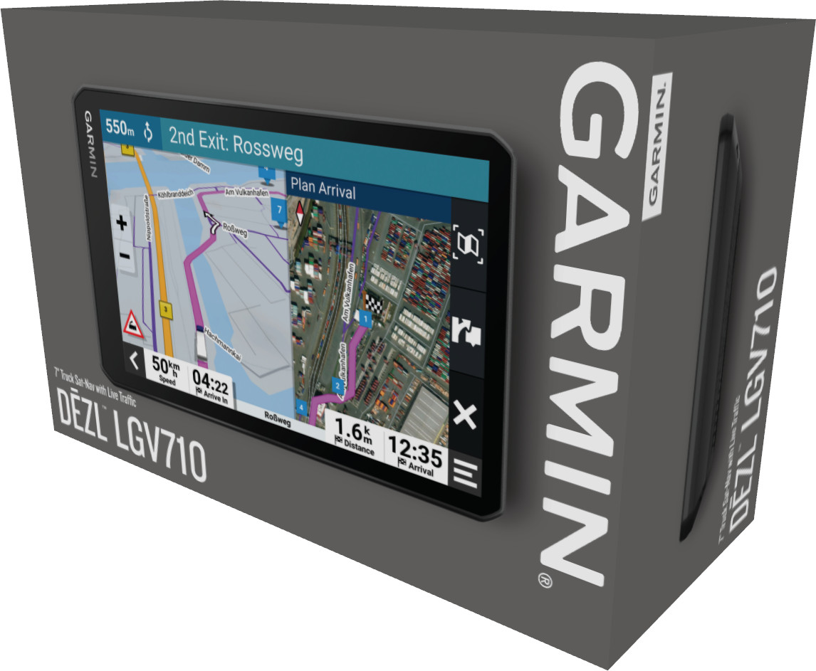 GARMIN GPS pour poids lourds 7" dēzl LGV710 avec info-trafic Europe (010-02739-15)