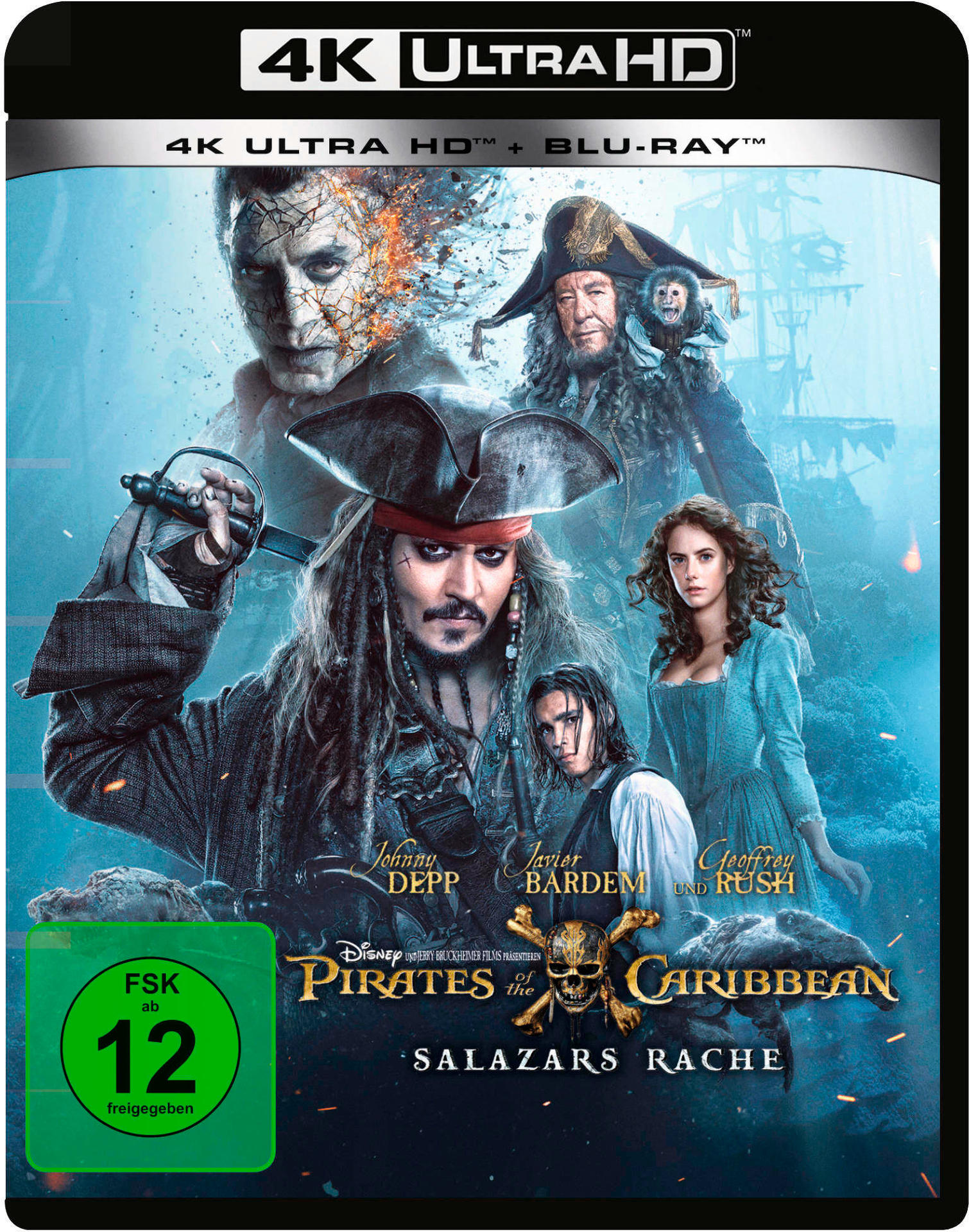 Fluch der Karibik Salazars Rache [4K Ultra HD Blu-ray Blu-ray]