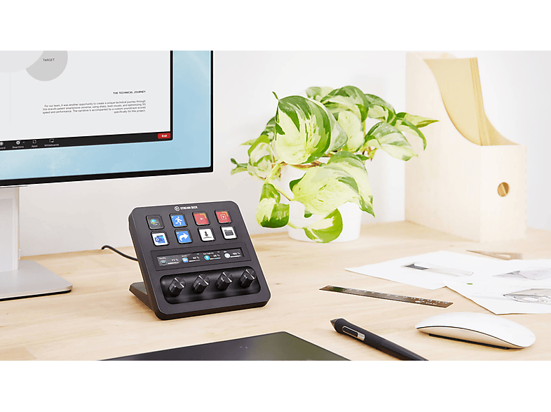 ELGATO Stream Deck+ | Keypad (Schwarz) | MediaMarkt