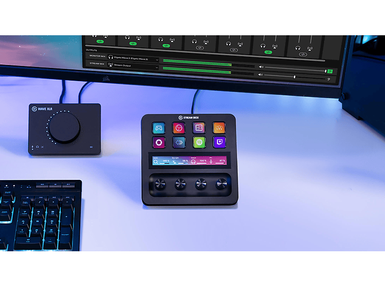 ELGATO Stream Deck+ | Keypad (Schwarz) | MediaMarkt