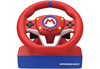 Volante - Hori Mario Kart Racing, Para Nintendo Switch, Pedales, USB, LED, Rojo