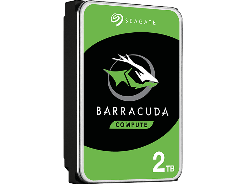 SEAGATE BarraCuda Festplatte Retail, 2 TB HDD SATA 6 Gbps, 3,5 Zoll, intern