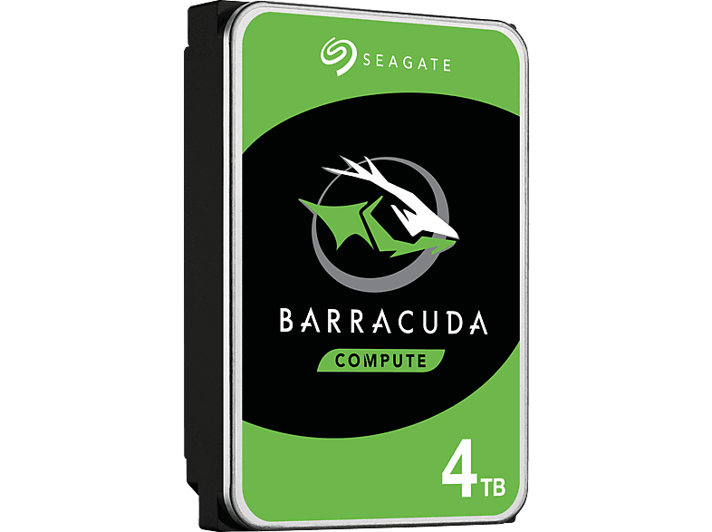 SEAGATE BarraCuda Festplatte Retail, 4 TB HDD SATA 6 Gbps, 3,5 Zoll, intern